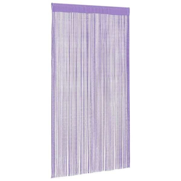 vidaXL Snøregardiner 2 stk lilla 100x250 cm