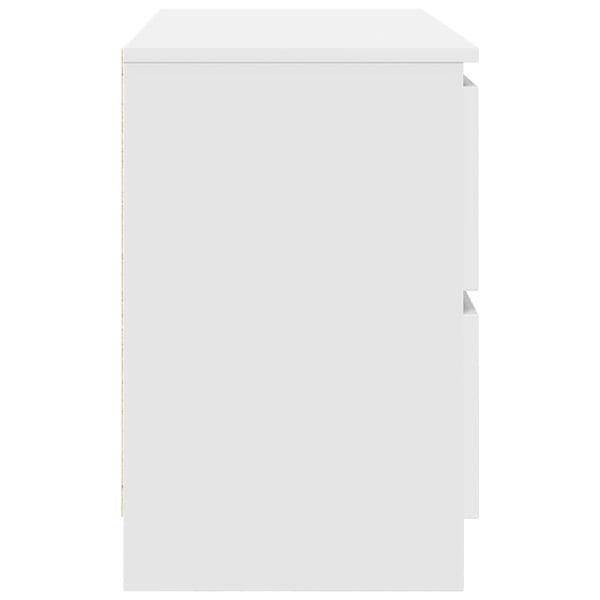 vidaXL TV-benk hvit 80x35x54 cm konstruert tre