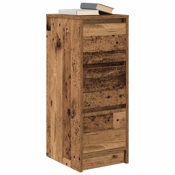 vidaXL Skjenk gammelt tre 29,5x34x76 cm konstruert tre