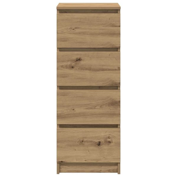 vidaXL Skjenk artisan eik 37,5x35x99 cm konstruert tre