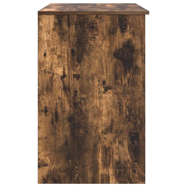 vidaXL Skrivebord røkt eik 86x49x76 cm konstruert tre