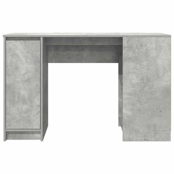 vidaXL Skrivebord betonggrå 120x42x76 cm konstruert tre