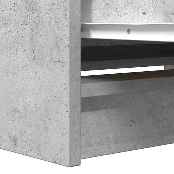 vidaXL TV-benk betonggrå 80x35x54 cm konstruert tre
