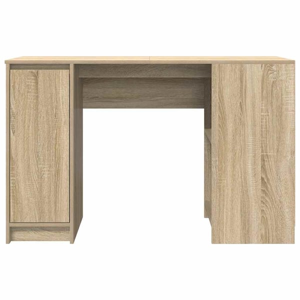 vidaXL Skrivebord sonoma eik 120x42x76 cm konstruert tre