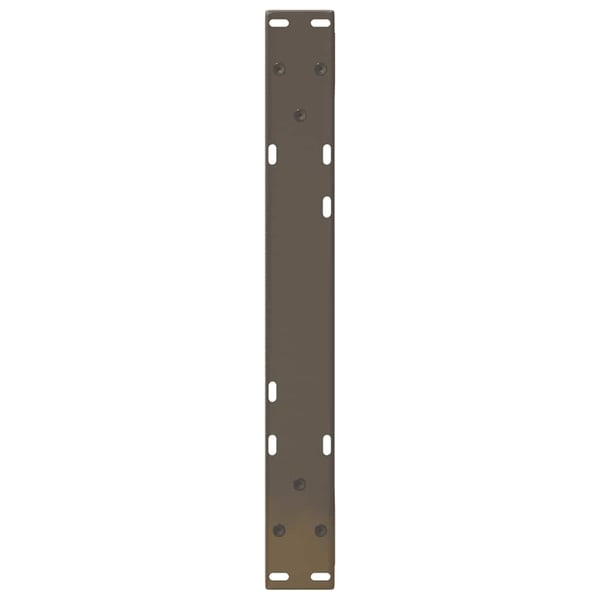 vidaXL Salongbordben 2 stk naturstål 50x(30-31,3) cm stål