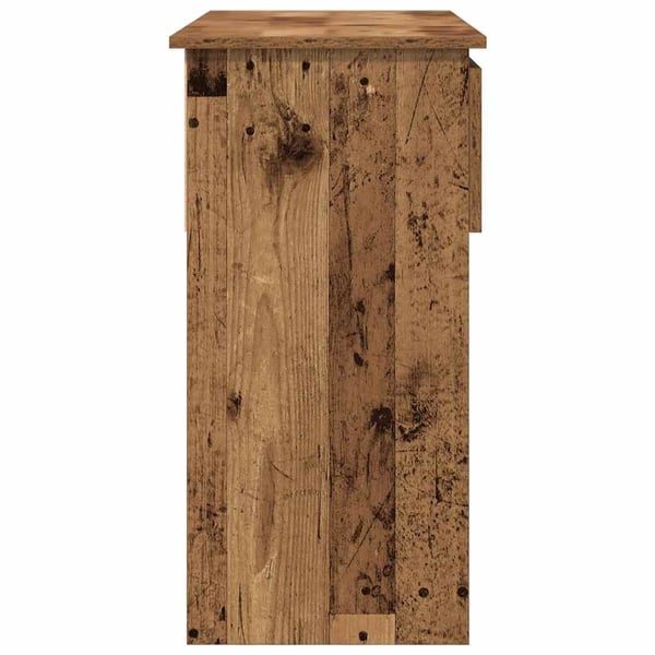 vidaXL konsolipöytä laatikoilla vanha puu 85,5x38,5x74,5 cm