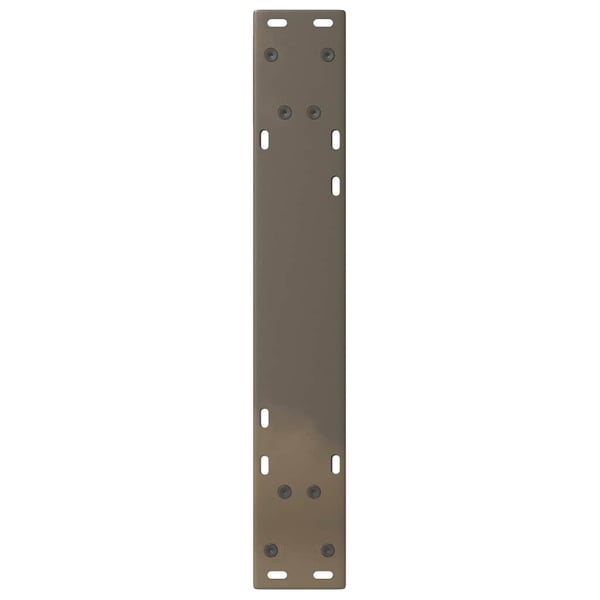 vidaXL Spisebordben 2 stk naturstål 60 x (72-73,3) cm stål