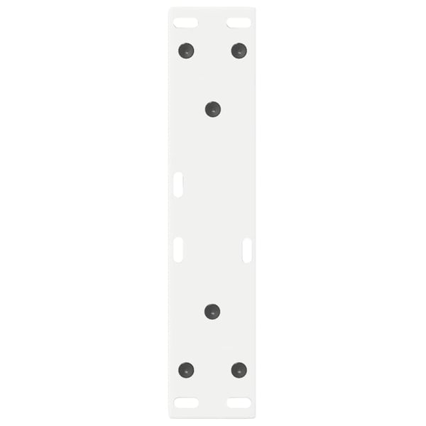 vidaXL sofabordsben 2 stk. hvid 38 x (42-43,3) cm stål