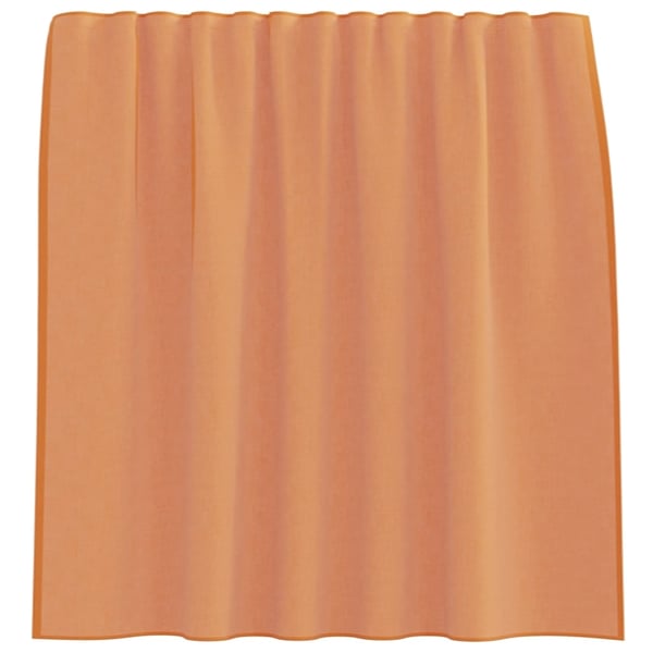 vidaXL Voilegardiner med hemper 2 stk terrakotta 140x140 cm