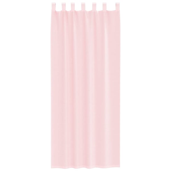 vidaXL Voilegardiner med hemper 2 stk lyserosa 140x260 cm