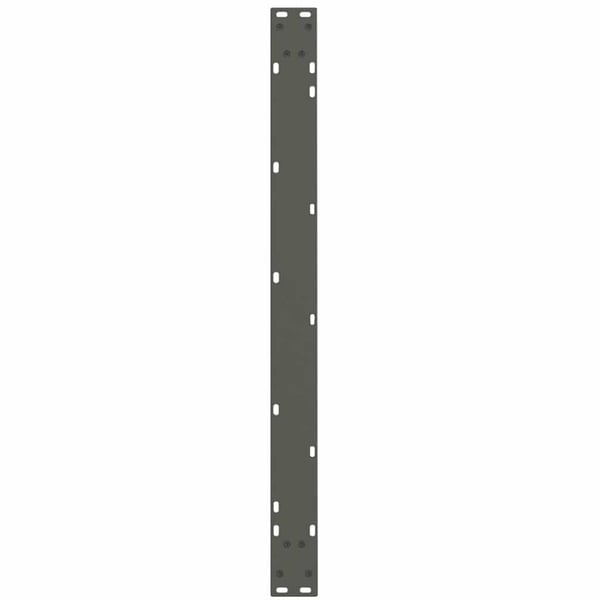 vidaXL Spisebordben V-formet 3 stk antrasitt 100x(72-73,3) cm stål
