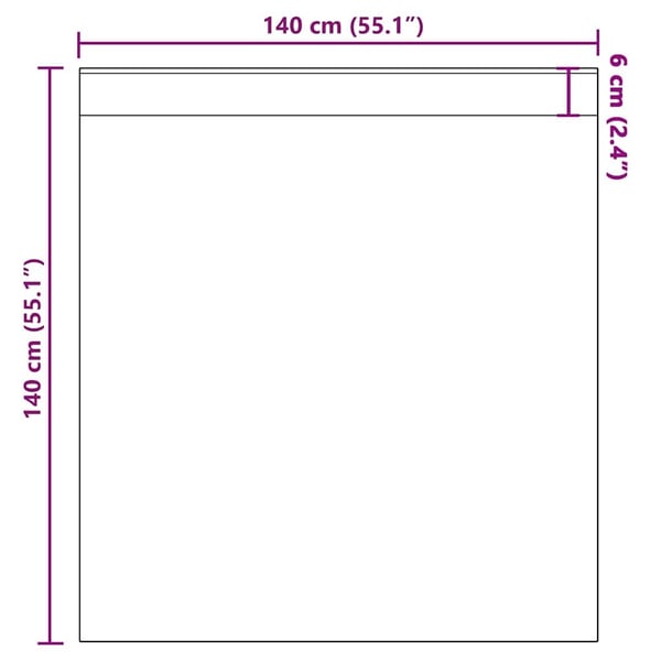 vidaXL Voile gardiner med stanglommer 2 stk brun