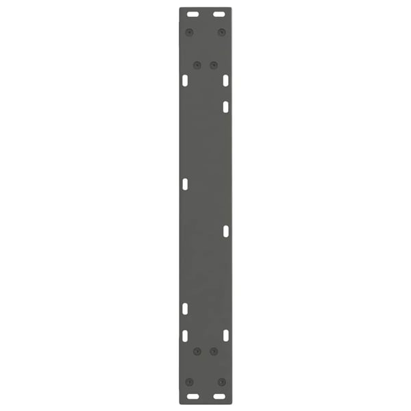 vidaXL spisebordsben V-formet 3 stk. antracit 70 x (72-73,3) cm stål