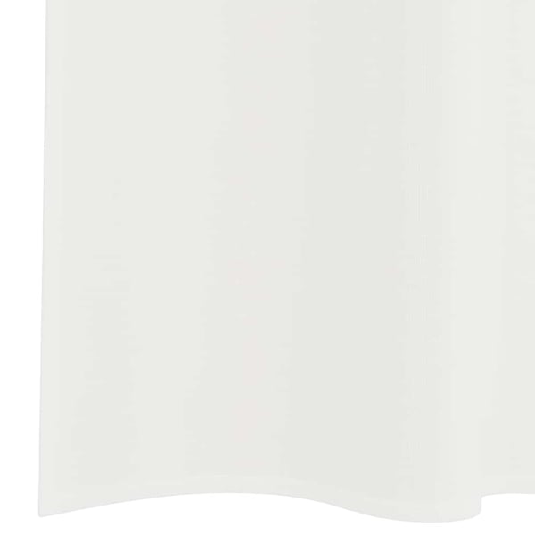 vidaXL Voile gardiner med stanglommer 2 stk hvit