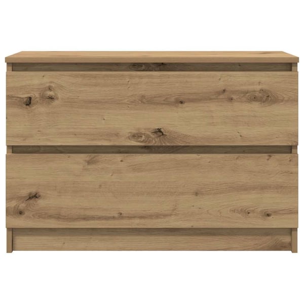 vidaXL tv-bord 80x35x54 cm konstrueret træ kunsteg