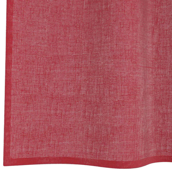 vidaXL Voilegardiner med hemper 2 stk vinrød 140x260 cm