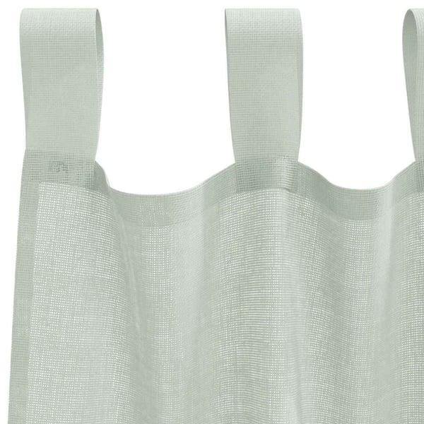 vidaXL Voilegardiner med hemper 2 stk lysegrå 140x225 cm