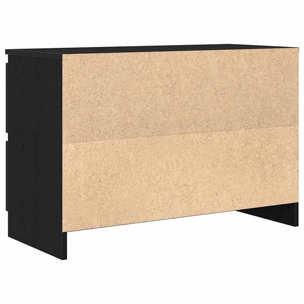 vidaXL tv-bord 80x35x54 cm konstrueret træ sort