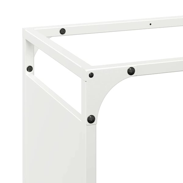 vidaXL Vedstativ svart 60x28x65 cm kaldvalset stål