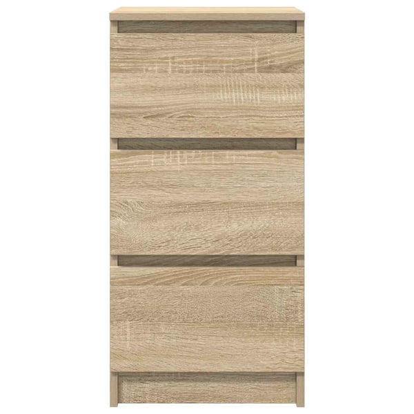 vidaXL Skjenk sonoma eik 37,5x35x76 cm konstruert tre