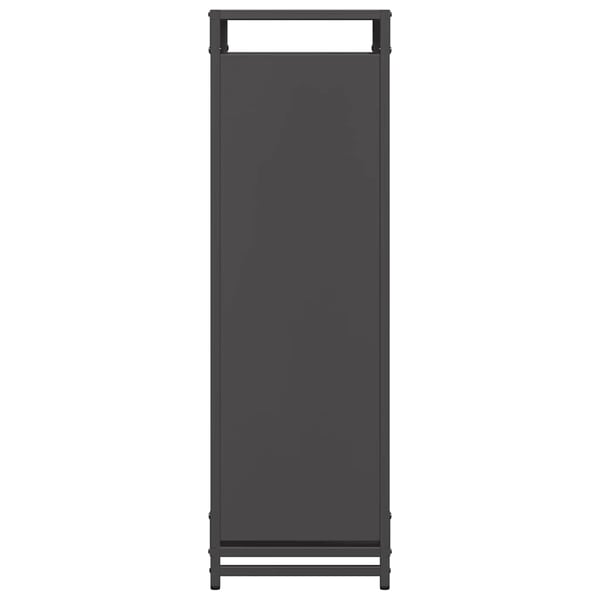 vidaXL brændestativ 44x28x90 cm koldvalset stål sort