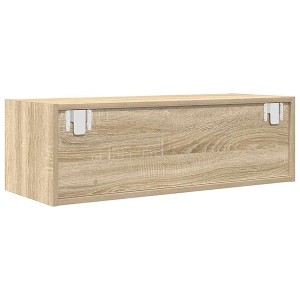 vidaXL TV-benker 2 stk sonoma eik 80x31x25,5 cm konstruert tre