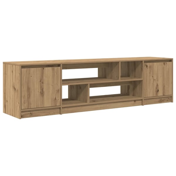 vidaXL TV-benk artisan eik 188,5x41x50 cm konstruert tre