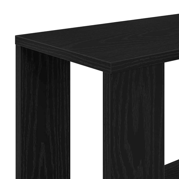 vidaXL bogreol/rumdeler 45x24x159 cm konstrueret træ sort-eg