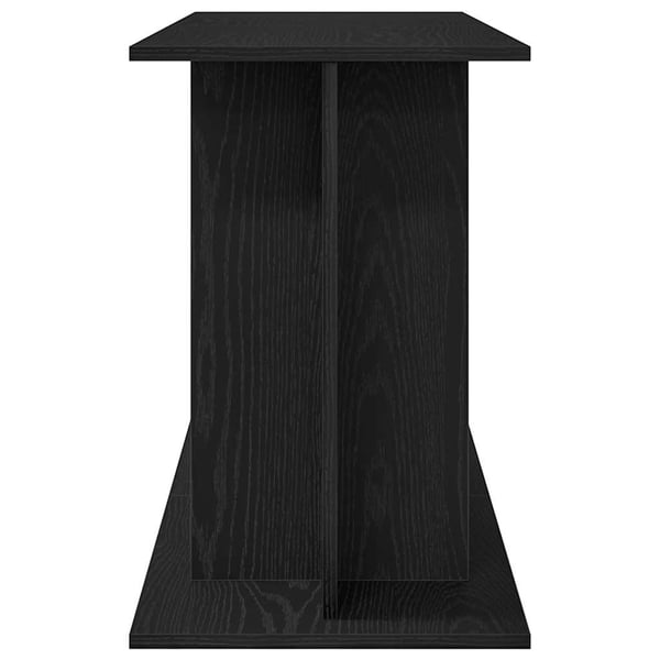 vidaXL akvariestativ sort egetræ 120x40x60 cm konstrueret træ