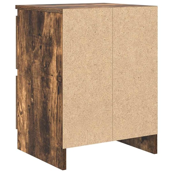 vidaXL TV-benk røkt eik 40x35x54 cm konstruert tre