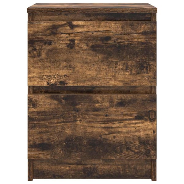 vidaXL TV-benk røkt eik 40x35x54 cm konstruert tre