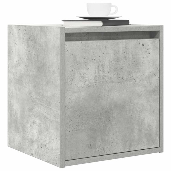 vidaXL væghængte sengeborde 2 stk. 38x34x40 cm betongrå