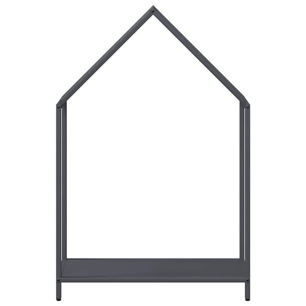vidaXL Vedstativ antrasitt 60x25x90 cm kaldvalset stål