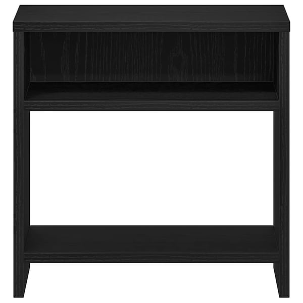 vidaXL sengeborde 2 stk. 40x30x40 cm konstrueret træ sort egetræsfarve