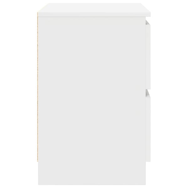 vidaXL TV-benk hvit 40x35x54 cm konstruert tre