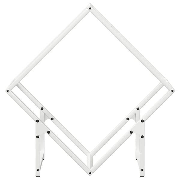 vidaXL Vedstativ svart 60x25x60 cm kaldvalset stål