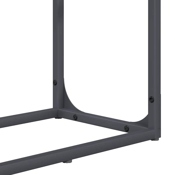 vidaXL Vedstativ antrasitt 60x25x100 cm kaldvalset stål