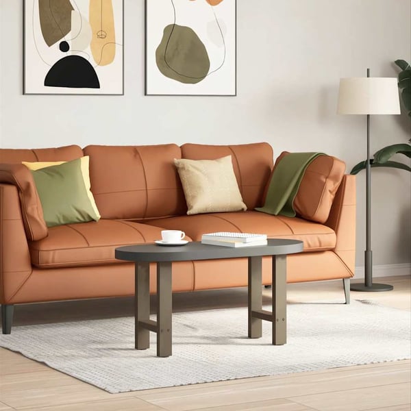 vidaXL sofabordsben naturstål 2 stk. 38 x (42-43) cm stål