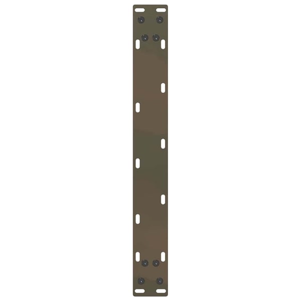 vidaXL Salongbordben U-formet 2 stk naturstål 50x(42-43) cm stål