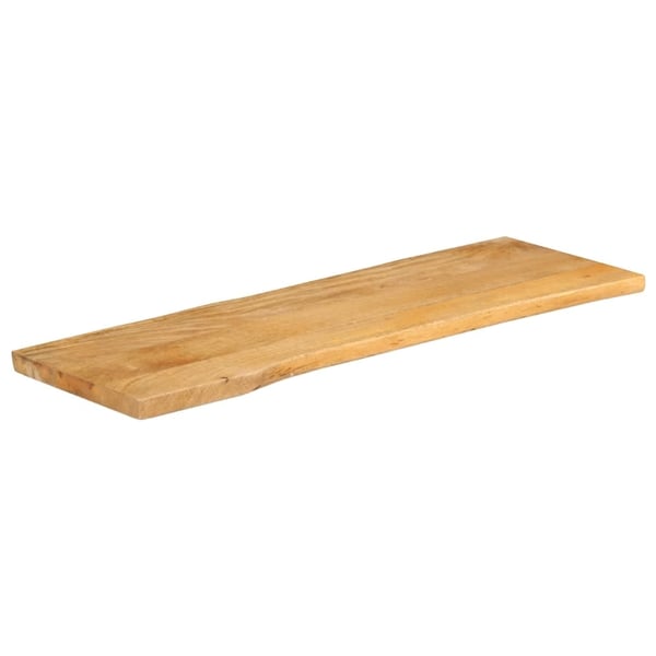 vidaXL Pöytälevy 120x40x2,5 cm elävä reuna täysi mangopuu