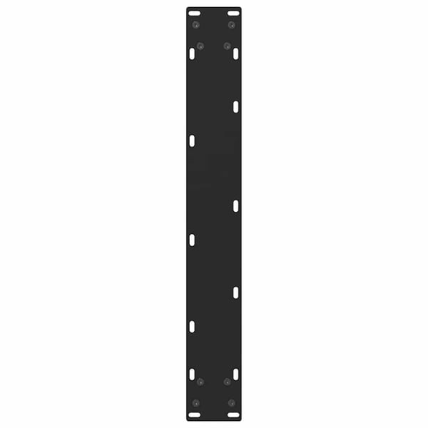 vidaXL Barbordben svart 2 stk 60x(90-91) cm stål
