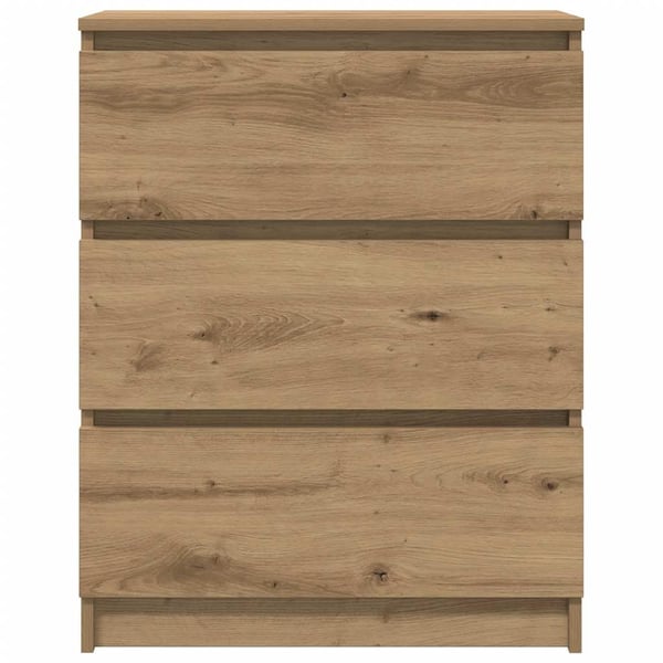 vidaXL skænk 60x35x76 cm konstrueret træ kunsteg