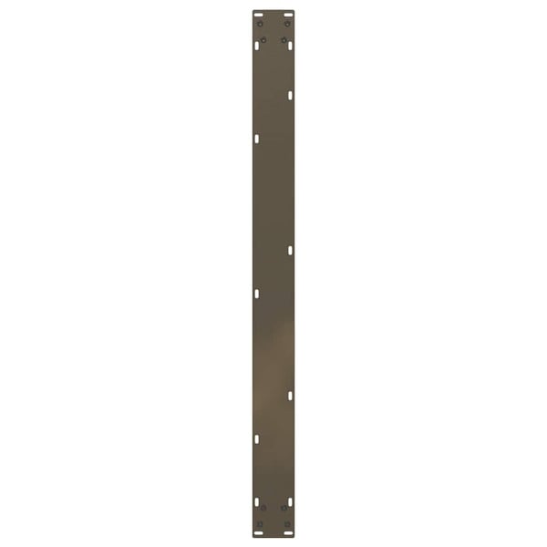 vidaXL spisebordsben U-formet 2 stk. naturstål 100x(72-73) cm stål