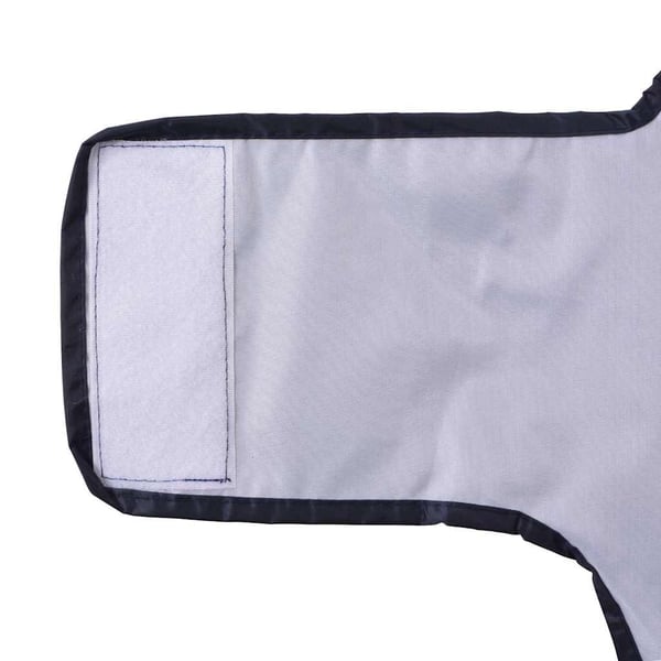 vidaXL Hunde regnfrakk med refleksstrimler polyester marineblå S