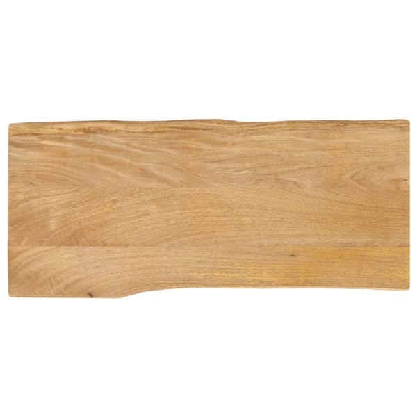 vidaXL bordplade 90x40x2,5 cm naturlig kant massivt mangotræ
