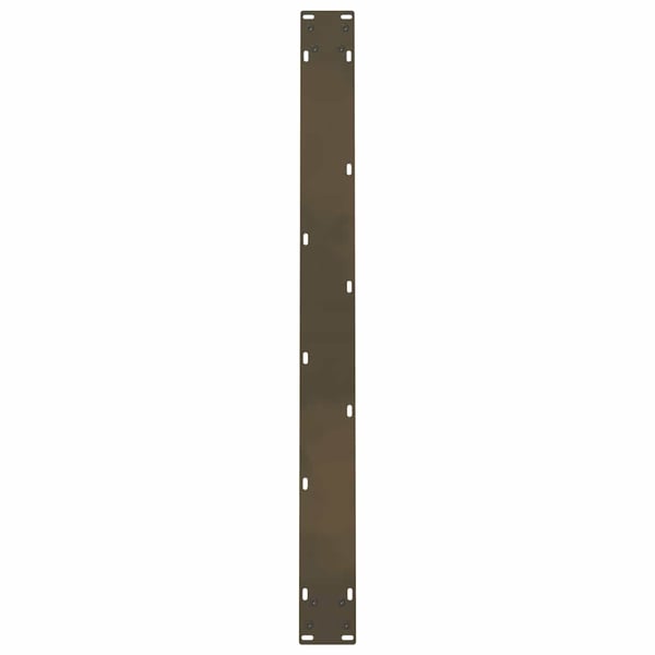 vidaXL Spisebordben naturstål 2 stk 90x(72-73) cm stål