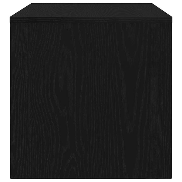 vidaXL TV-benk svart eik 80x40x40 cm konstruert tre