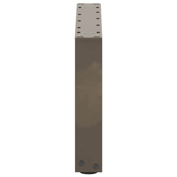 vidaXL sofabordsben U-formet 2 stk. naturstål 50x(30-31) cm stål