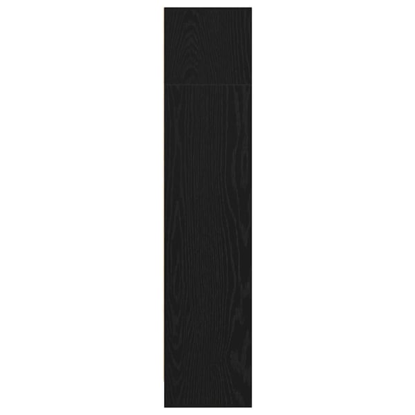 vidaXL bogreol 40x24x109 cm konstrueret træ sort egetræsfarve