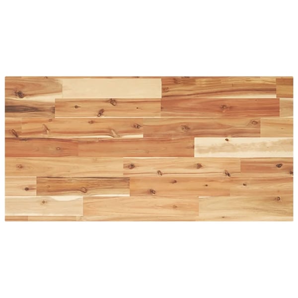 vidaXL Flytende hylle 80x40x2 cm oljebehandlet heltre akasie